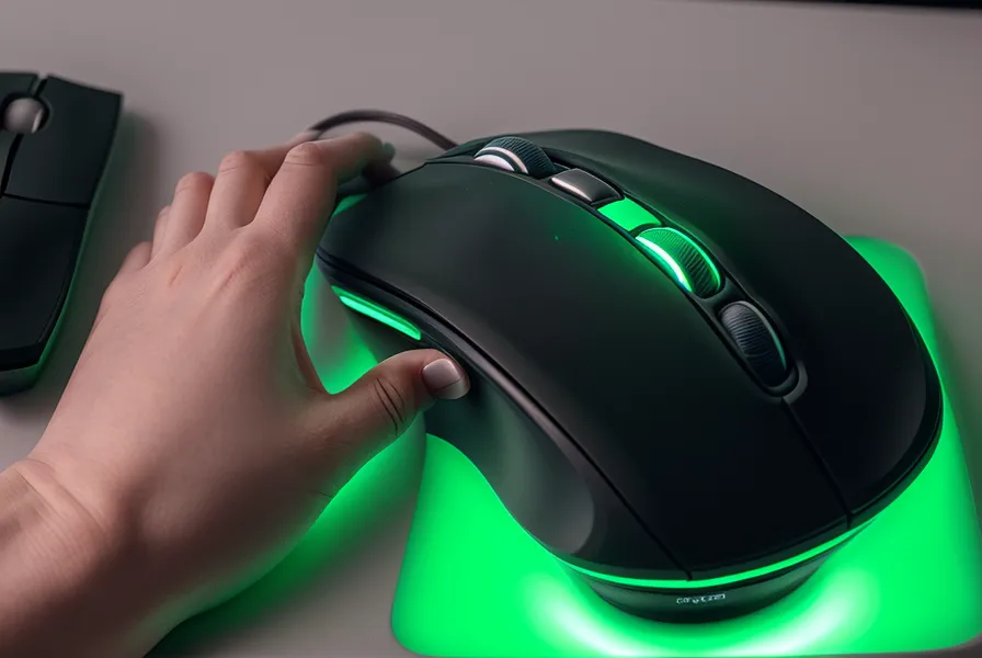 Nahaufnahme einer Hand am PC beim Bearbeiten von digitalen Kontakttags für die KlickTipp-Automatisierung