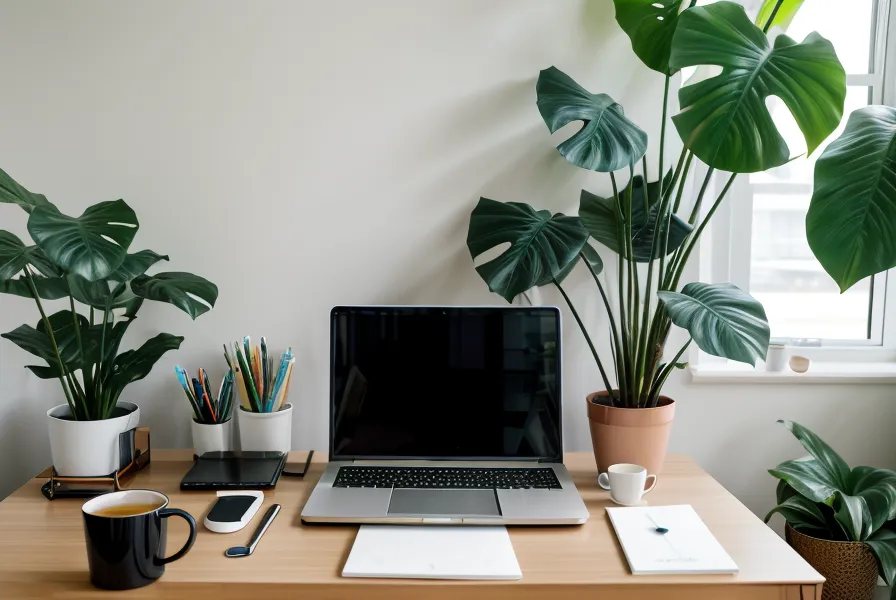 Handgeschriebene Checkliste für den Technik-Check im Online-Coaching-Business, Notizblock neben der Tastatur