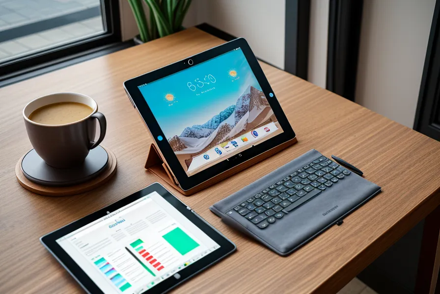 Ein Tablet zeigt eine interaktive Umfrage mitten im Video – einer der einfachsten vifugo-Tipps für mehr Rücklauf